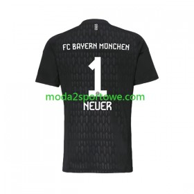 Koszulka Bayern Monachium Manuel Neuer 1 Bramkarska Domowe Stroje Piłkarskie 2023/24 Krótki Rękaw